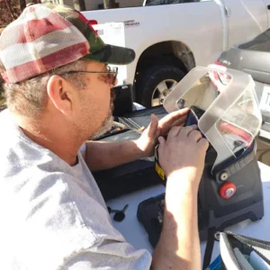 Let's Roll Auto Locks technician at work
